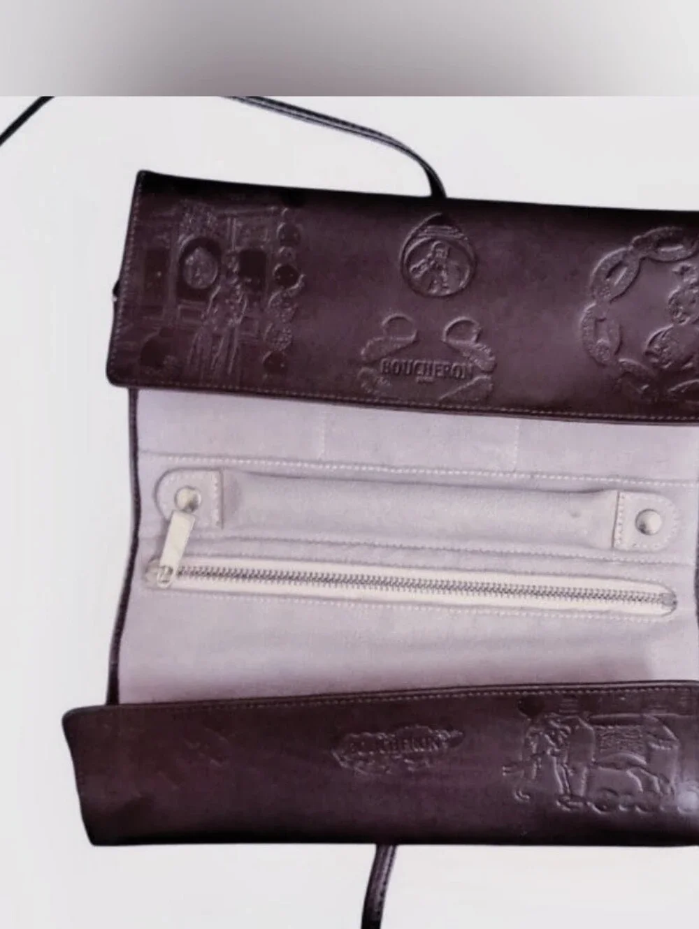 Boucheron Paris Leather Travel Jewelry Roll